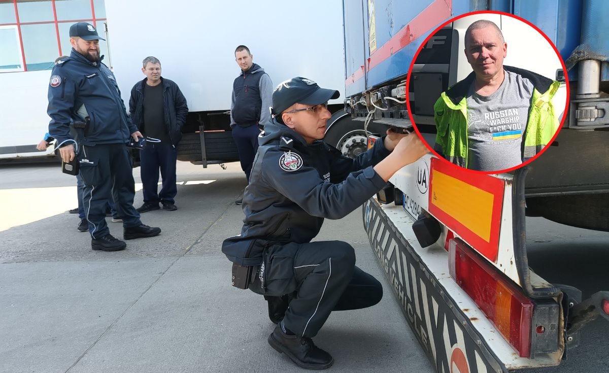 Siergiej jest z Charkowa. Swoją ciężarówką wiezie jajka do Holandii