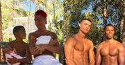 Ronaldo chwali się nowymi dziećmi i... czarnoskórym CHŁOPAKIEM? "Perfekcyjnie dopasowana biała i ciemna czekolada"