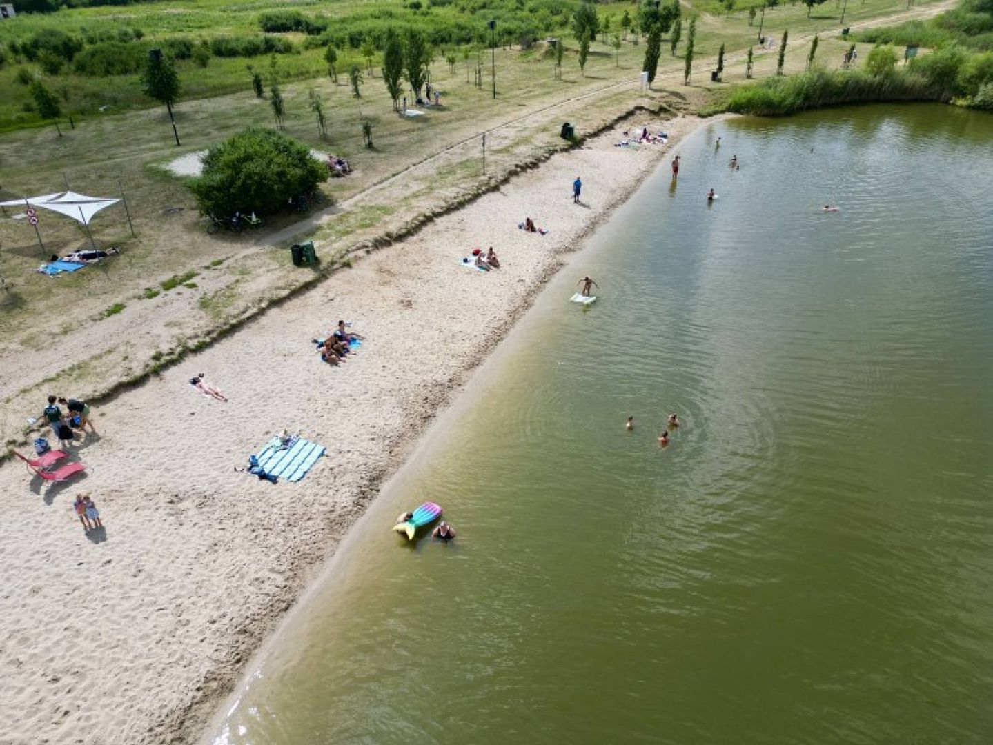  kąpielisko Błękitna Laguna w Siechnicach pod Wrocławiem