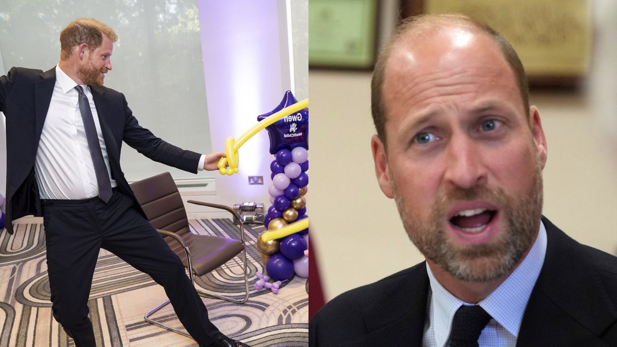 Książę Harry śmieszkuje z napiętych relacji z Williamem