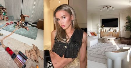 Maffashion oprowadziła internautów po wnętrzach 120-metrowego apartamentu: rustykalny stół, designerskie krzesła, łóżko z baldachimem