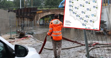 Ulewy i spadek temperatury uderzają w Polskę