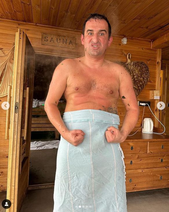 Misiek Koterski i nagie zdjęcie z sauny