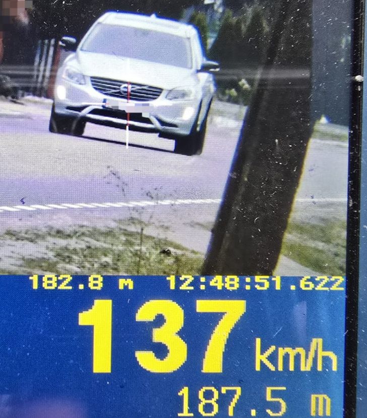 Lubelskie: 137 km/h w terenie zabudowanym. 46-latek stracił prawo jazdy na 3 miesiące