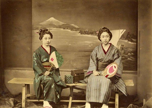 Barwione zdjęcia z Japonii - tak wyglądały początki kolorowej fotografii 7