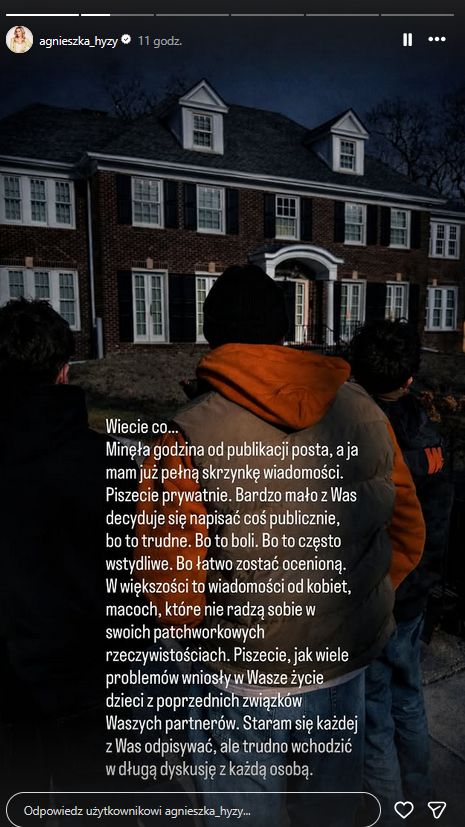 Agnieszka Hyży o dzieciach Grzegorza