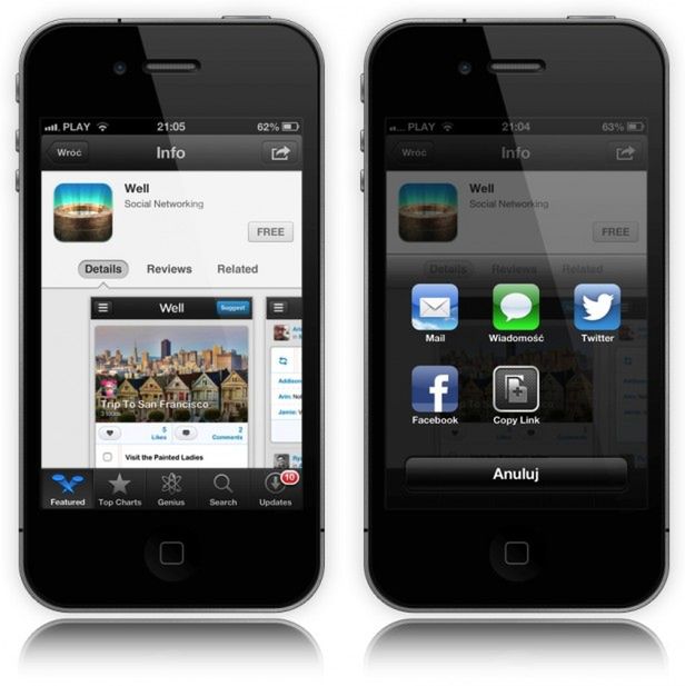 iOS 6 umożliwia linkowanie aplikacji z App Store'a