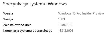 Windows 10 w testowym wydaniu o numerze 18312 to kolejne szlify i poprawki – ponownie stabilnie i bez szału