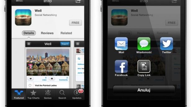 iOS 6 umożliwia linkowanie aplikacji z App Store'a 1