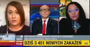 Paszporty covidowe. Awantura z posłanką PiS w Polsat News