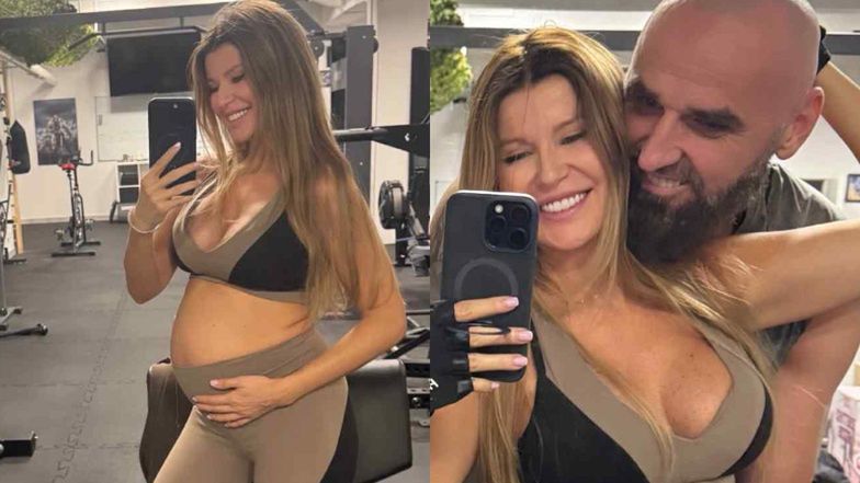 Żona Marcina Gortata odsłania ciążowy brzuch