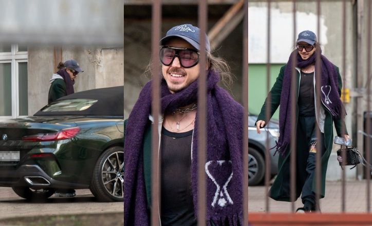 Michał Szpak rozbija się po mieście swoim BMW za pół miliona zł