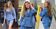 Dżinsowa Gigi Hadid paraduje po Nowym Jorku z malutką torebeczką za 6 tysięcy złotych