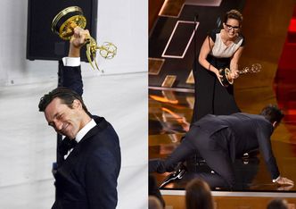 Jon Hamm odbierając Emmy podziękował... psu i byłej dziewczynie!