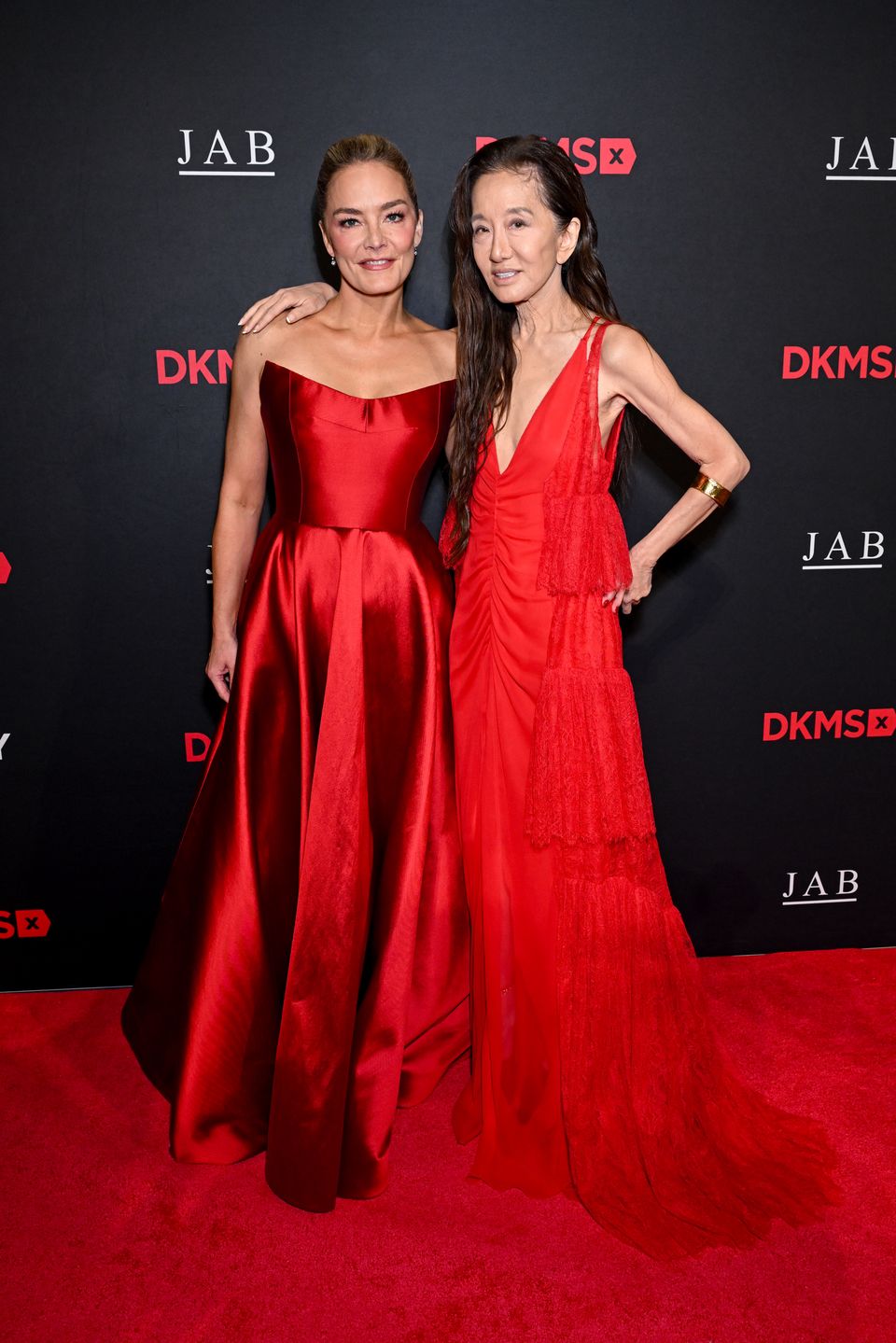 Vera Wang i Katharina Harf na gali DKMS w Nowym Jorku