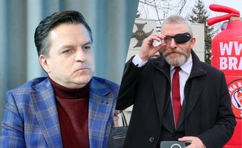 Rymanowski na plakacie z Braunem. Dziennikarz wyjaśnia
