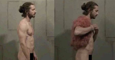 Zupełnie NAGI Shia LaBeouf! SEKSOWNY?