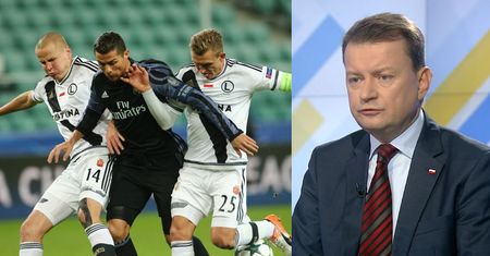 Błaszczak: "Puste trybuny na Legii to wstyd!"