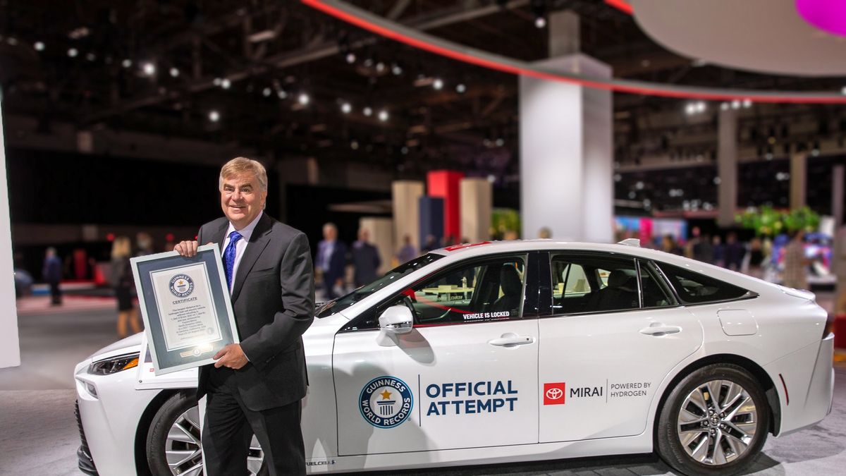 Toyota Mirai pobiła rekord Guinnessa. Znowu