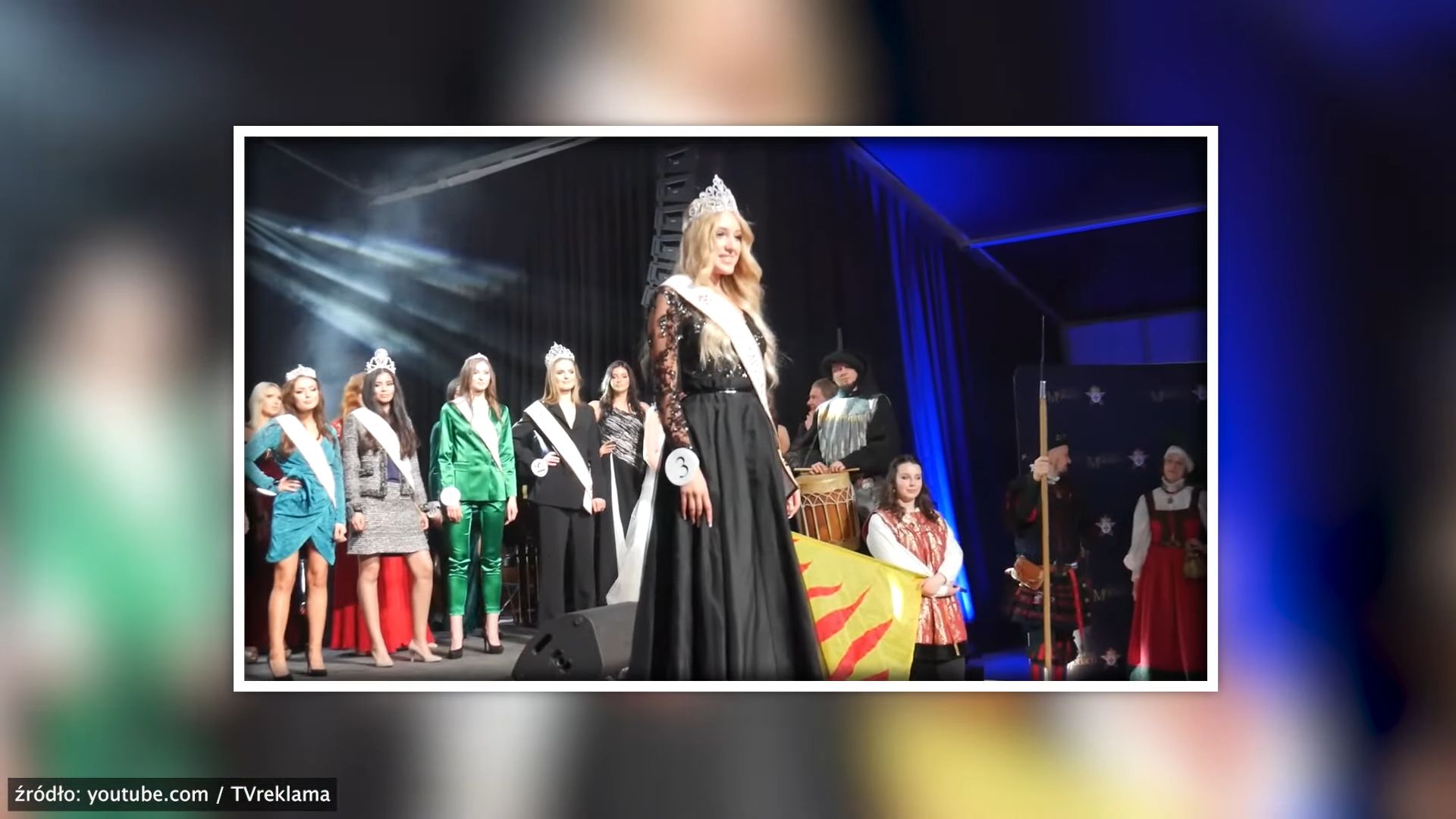 Caroline Derpienski podczas wyborów Miss Elite 2020