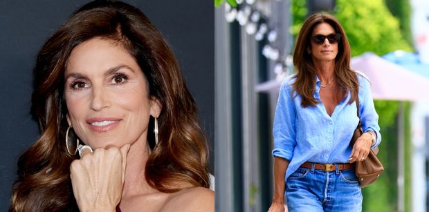 Coraz MŁODSZA Cindy Crawford przechadza się po ulicach Hollywood z odświeżoną fryzurą. Dalibyście jej 60 lat? (FOTO)