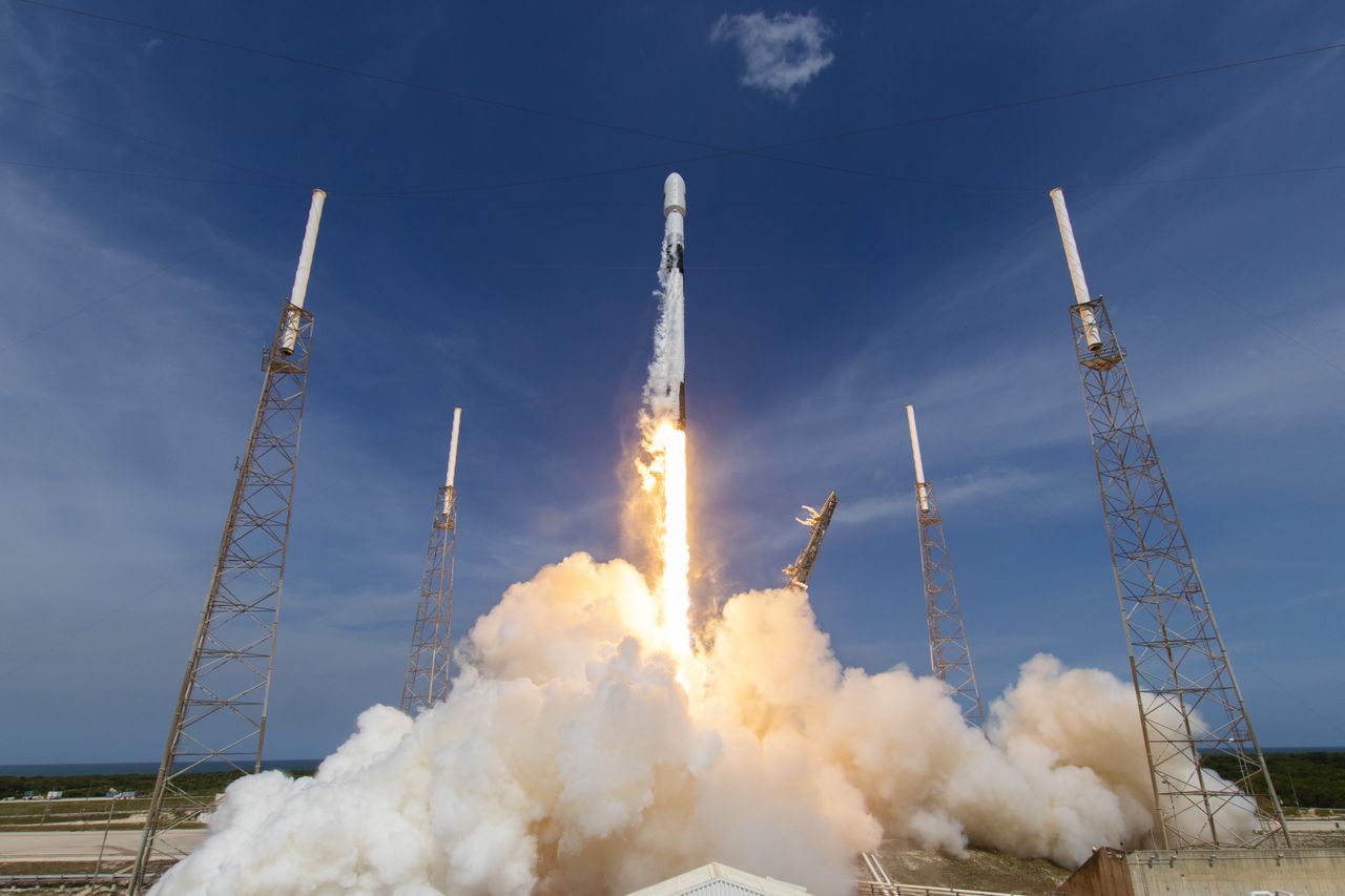 Start rakiety Falcon 9