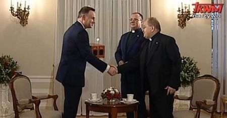 "Sztorm na wodach" Polski. Prezydent Duda napisał list do ojca Rydzyka