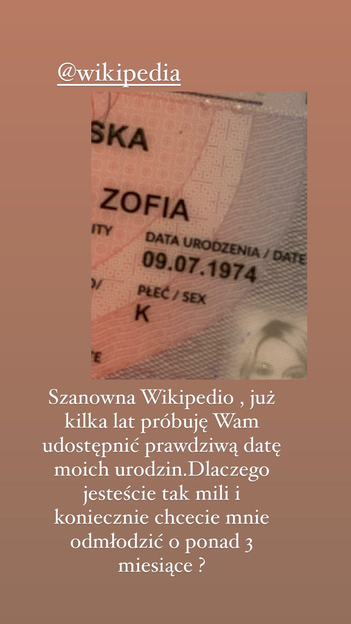 Katarzyna Kwiatkowska wskazała poprawną datę swoich urodzin