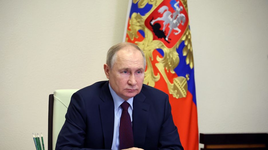 Rosyjski dyktator Władimir Putin