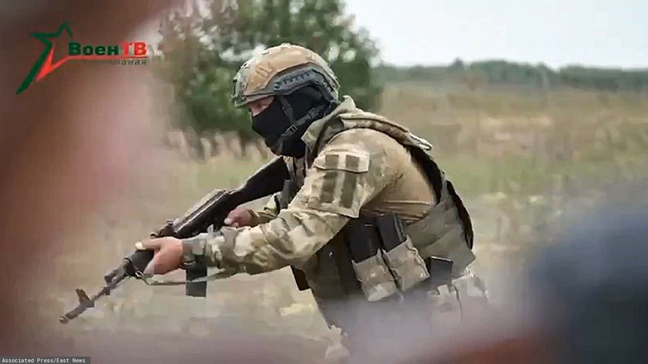 Wagnerowcy trenują białoruskich żołnierzy