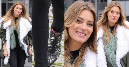 #TRENDY: Marcelina Zawadzka w parce z futerkiem