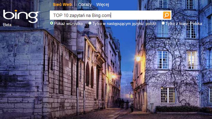 TOP 10 zapytań na Bing.com w 2009 roku 1