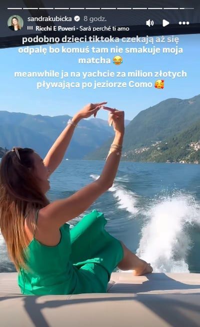 Sandra Kubicka na Instagramie