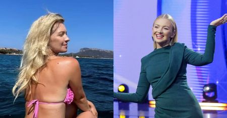 Barbara Kurdej-Szatan w różowym bikini wygina się na łódce. Internauci komentują: "Przepięknie"