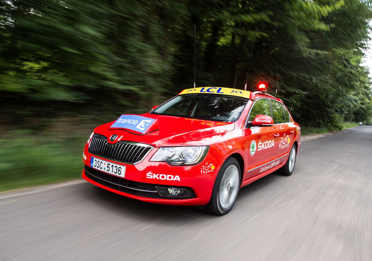 Škoda Superb Christiana Prudhomme'a przygotowana do Tour de France 2014