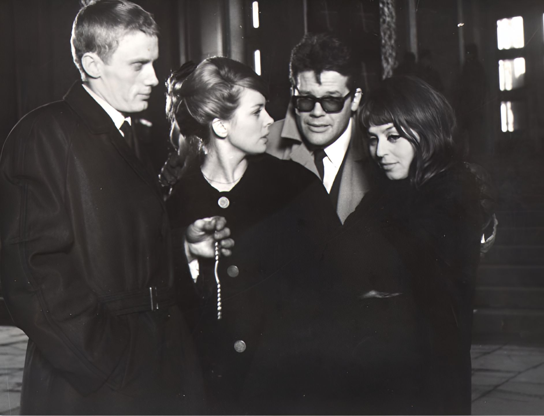 Daniel Olbrychsk, Barbara Kwiatkowska, Zbigniew Cybulsk i Kalina Jędrusik w "Jowicie"