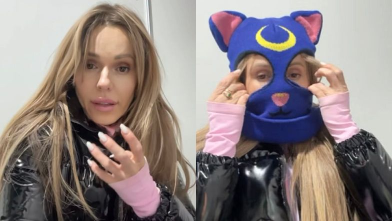 Dodzie zamarzła twarz na próbie