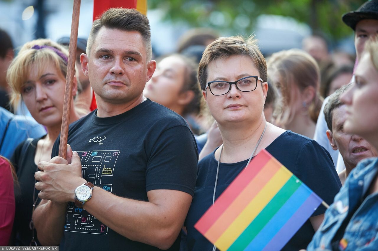 Marcin Gołaszewski i była przewodnicząca Nowoczesnej Katarzyna Lubnauer