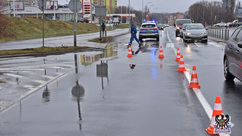 potrącenie pieszy potrącenie pieszego wypadek pasy policja