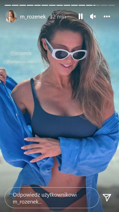 Małgorzata Rozenek w bikini w Miami 