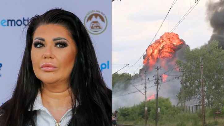 Wybuch hali z chemicznymi odpadami