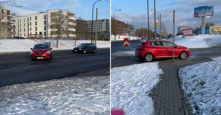 W Lublinie kierowcy nagminnie łamią tu przepisy. Bo jest im tak wygodnie [NAGRANIE]
