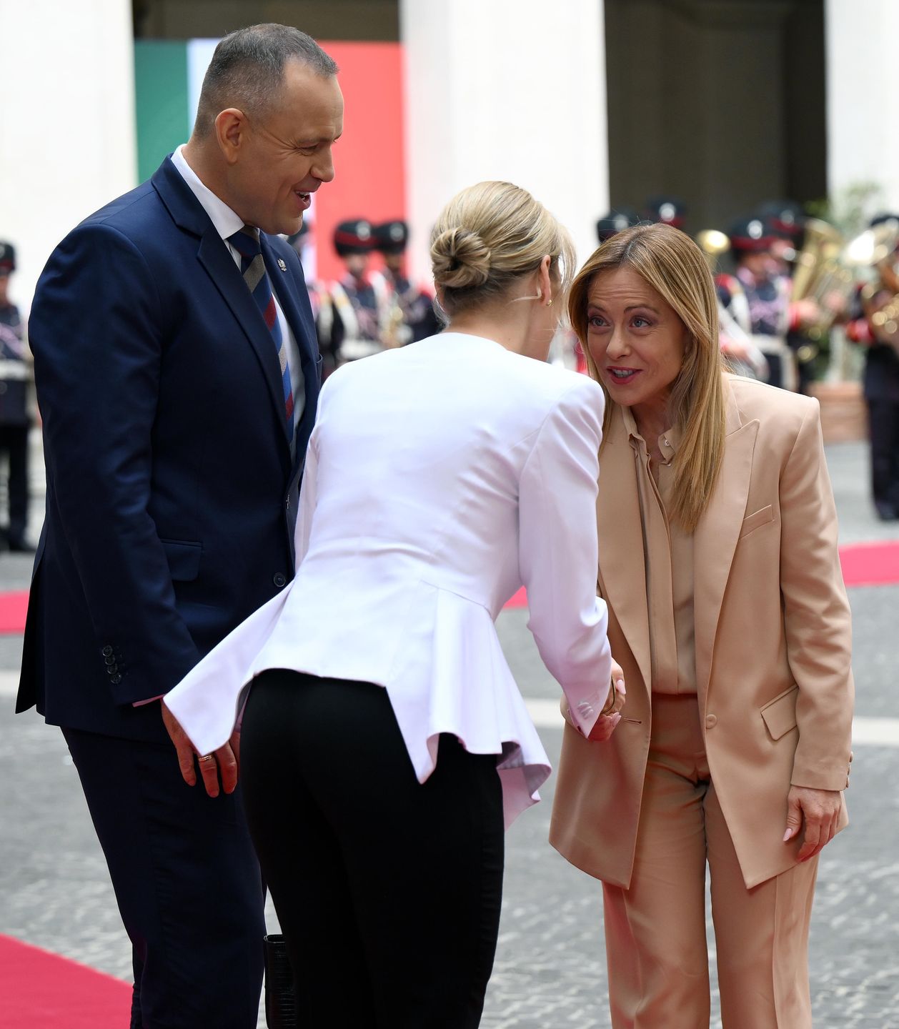 Marta i Karol Nawroccy we Włoszech