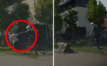 Skandaliczne zachowanie rowerzysty. Przewrócił 80-latkę na betonowy chodnik