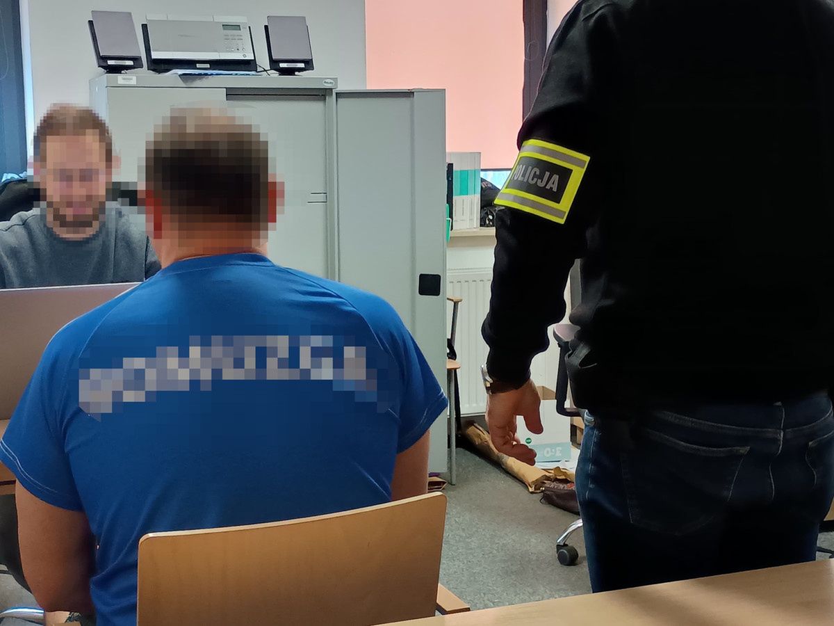 Zniszczył drzwi do bloku w Gozdowie. 35-latek zatrzymany przez policję!