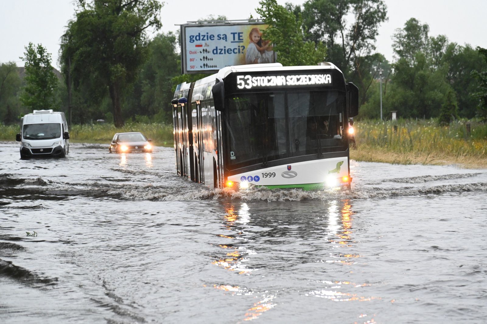 Szczecin po nawałnicy

