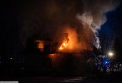 Pożar pustostanu w gdańskiej Oruni. Potwierdzono ofiarę śmiertelną