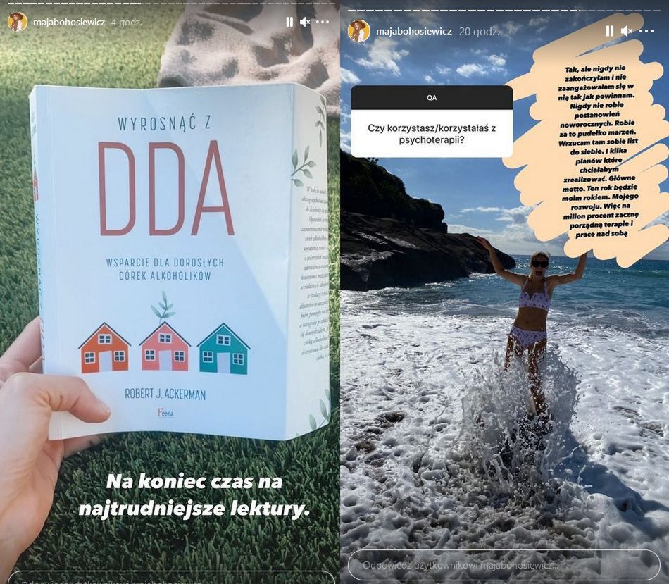 Maja Bohosiewicz: "Jestem DDA"