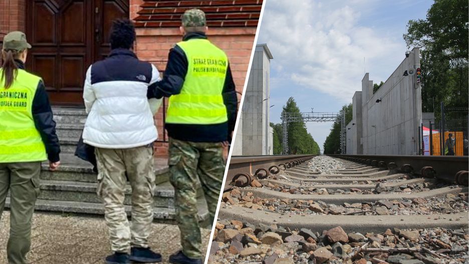Afrykańczyk zatrzymany w Braniewie. Chciał iść torami do Rosji