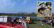 Tragedia nad jeziorem Kocin pod Trzemesznem. Kierowca wjechał do wody